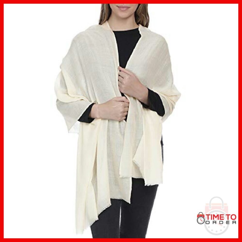 Large Superfine Cashmere Pashmina Scarf Unisex Gift Pack - Picture 5 of 7